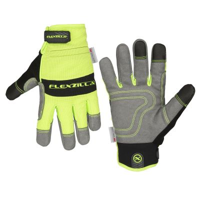LEGGH501L image(0) - Legacy Manufacturing Flexzilla&reg; High Dexterity Winter Multipurpose Gloves, 3M&trade; Thinsulate&trade; Liner 70g , Synthetic Leather, Gray/Black/ZillaGreen&trade;, L