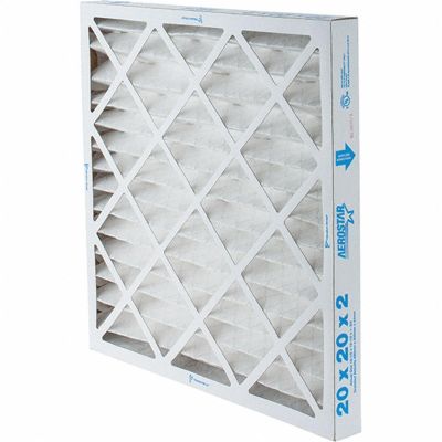 MRO06222236 image(0) - Msc Industrial Supply 20 x 20 x 2", MERV 8, 35% Efficiency, Wire-Backed Pleated Air Filter