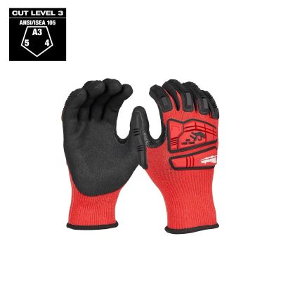 MLW48-73-8134 image(0) - Milwaukee Tool Impact Cut Level 3 Nitrile Dipped Glove - XXL