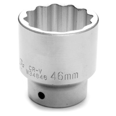 WLMW34846 image(0) - Wilmar Corp. / Performance Tool 3/4" Drive 46mm 12pt Socket