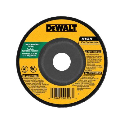 DWTDW4628 image(0) - DEWALT 4" x 1/4" x 5/8" Masonry Grinding Wheel C24R