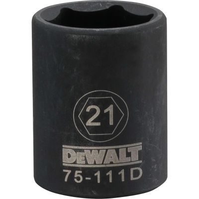 DWTDWMT75111OSP image(0) - DEWALT Dwmt 6Pt 1/2In Dr Im Skt 21 Mm