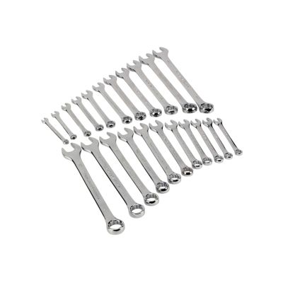 WLMW1069 image(0) - Wilmar Corp. / Performance Tool 22 Piece Combination Wrench Set w/Racks