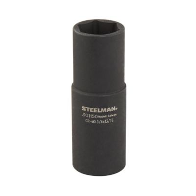 JSP301150 image(0) - J S Products (steelman) 1/2-Inch Drive Impact Flip Socket, 3/4-Inch x 13/16-Inch