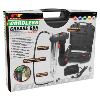 WLMW50014 image(0) - Wilmar Corp. / Performance Tool 14.4v Cordless Grease Gun