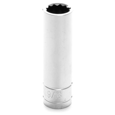WLMW32618 image(0) - Wilmar Corp. / Performance Tool 1/2" Drive 9/16" 12pt Deep Socket