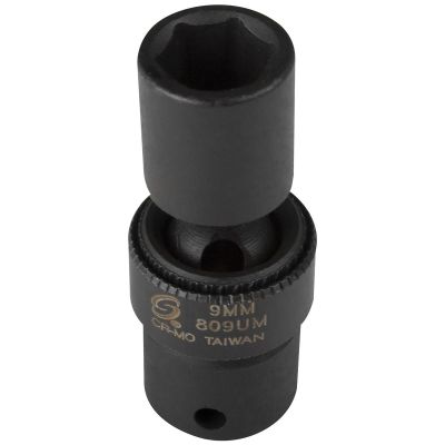 SUN809UM image(0) - SUNEX SOCKET IMPACT FLEX 9MM 1/4IN. DRIVE STD 6 POINT