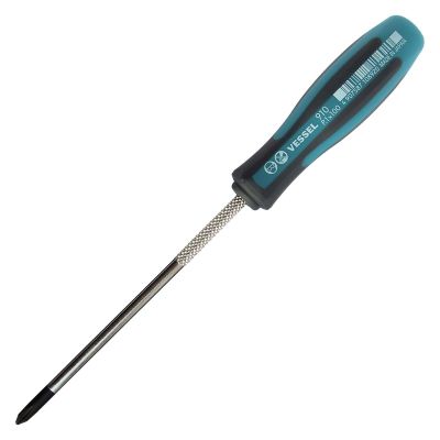 VES910P1100 image(0) - Vessel Tools No.910 MEGADORA Thin Shank Screwdriver PH1x100