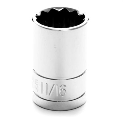 WLMW32522 image(0) - Wilmar Corp. / Performance Tool 1/2" Drive 11/16" 12pt Socket