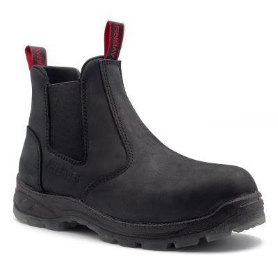 FSIA1701-8W image(0) - Avenger Work Boots BLACK WIDOW ST - Men's Boots - Soft Toe - EH|SR|PR - Black/Black - Size: 8 - E - (Wide)