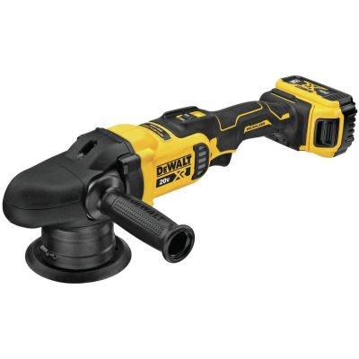 DWTDCM848P2 image(0) - DeWalt 20V MAX* XR 5-in. Cordless Variable-Speed Random Orbit Polisher Kit