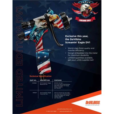 DEV905927 image(0) - DeVilbiss DV1 BASECOAT KUSTOM DESIGN