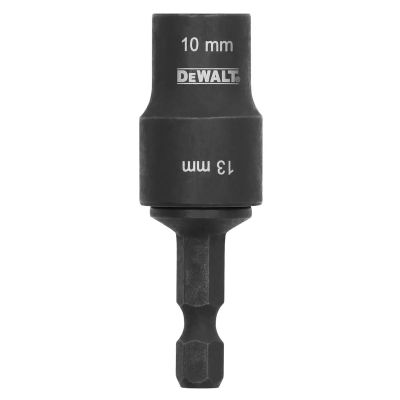 DWTDWADEND1013MM image(0) - DEWALT 10mm + 13mm Double-Ended/Detachable Nut Driver