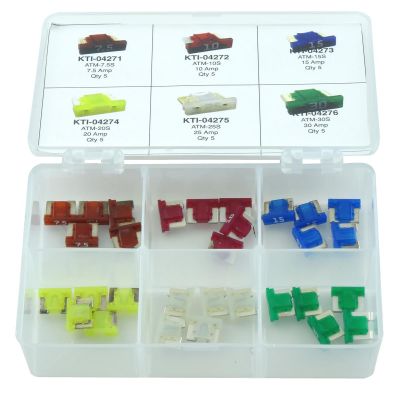 KTI00068 image(0) - K Tool International 35-pc Low Profile Mini Fuse Asst