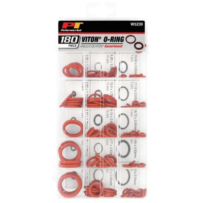 WLMW5239 image(0) - Wilmar Corp. / Performance Tool 180 Piece Viton O-Ring Assortment
