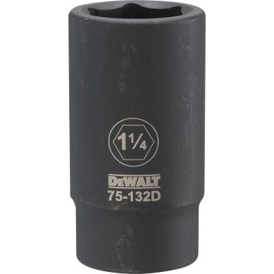 DWTDWMT75132OSP image(0) - DEWALT Dwmt 3/4In Dr Dp Im Skt 1-1/4In SAE