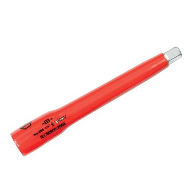 WIH12855 image(0) - Wiha Tools Insul. Extension Bar 1/4" x 100mm