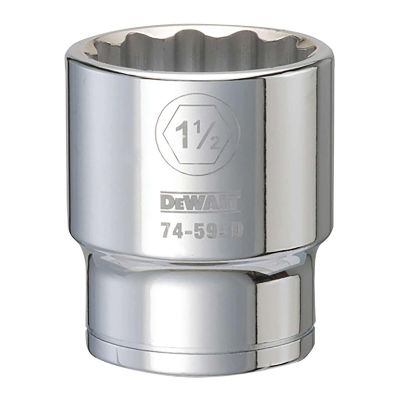 DWTDWMT74595OSP image(0) - DEWALT Dwmt 12Pt 3/4In Dr Skt 1-1/2 Sae