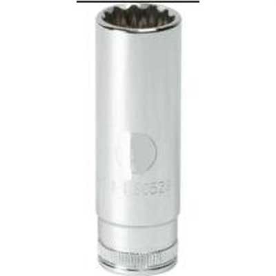 KDT80783 image(0) - GearWrench 1/2 Inch Drive 12 Point Deep Metric Socket 12mm