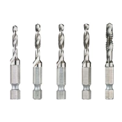 DWTDWADT5SET image(0) - DEWALT Drill Tap Set, 5-Piece