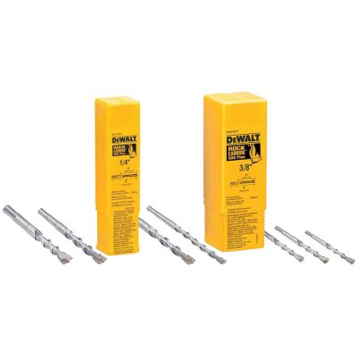 DWTDW5221B25 image(0) - DEWALT Ercussion Drill Bit, 1/8 X 3-Inch, 25-Pack