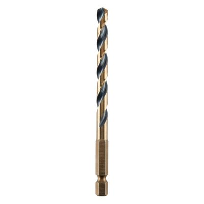 DWTDWA5016 image(0) - DEWALT Black & Gold Impact Ready Drill Bit 1/4"