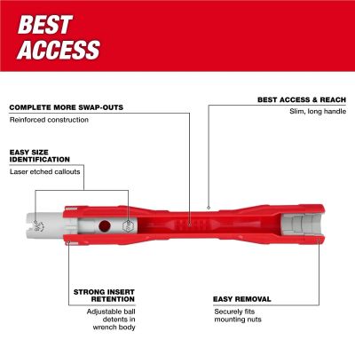 MLW48-22-7100 image(1) - Milwaukee Tool Faucet Swap-Out Wrench