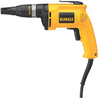 DWTDW255 image(0) - DeWalt 5,300 rpm High Speed VSR Drywall Screwgun, 6.0-amp