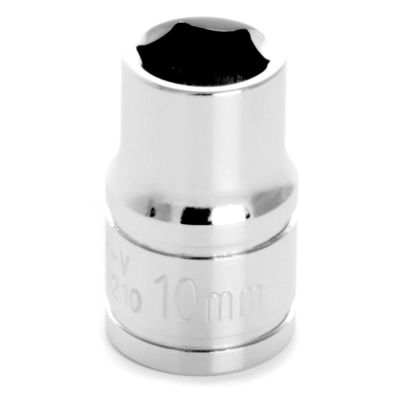 WLMW38210 image(0) - Wilmar Corp. / Performance Tool 3/8" Drive 10mm 6pt Socket