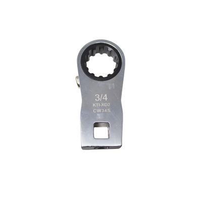 KTIXD2CW34S image(0) - K Tool International Ratcheting Crowfoot Wrench 3/4 Inch 3/8 Inch Drive