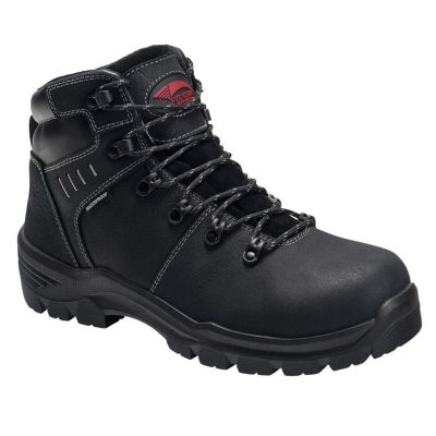 FSIA7400-11.5W image(0) - Avenger Work Boots Foundation - Men's Boots - Carbon Nano-Fiber Toe - IC|EH|SR|PR - Black/Black - Size: 11.5 - E - (Wide)