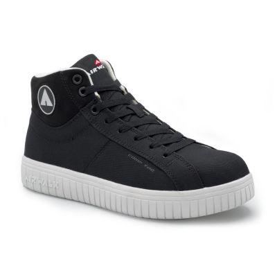 FSIAW6201-11W image(0) - AIRWALK DEUCE Mid - Men's Mid Top Shoe - CT|EH|SR - Black/White - Size: 11 - E - (Wide)