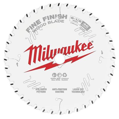MLW48-40-0627 image(0) - Milwaukee Tool 6-1/2 Inch 48T Fine Finish Track Saw Blade