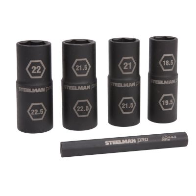 JSP60443 image(0) - J S Products (steelman) Impact Socket and Tool Set, 5-Piece