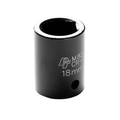 WLMM828 image(0) - Wilmar Corp. / Performance Tool 1/2" Drive 18mm 6pt Impact Socket