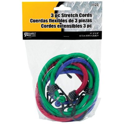 WLM1123 image(0) - Wilmar Corp. / Performance Tool 3 Piece Bungee Cord Set