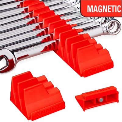 ERN5413M image(0) - Ernst Mfg. 40 Tool Magnetic Modular Wrench Pro Organizer - Red