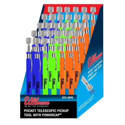 ULLHT5-30PK image(0) - Ullman Devices Corp. 30 Pc. Pocket Magnetic Pick Up Tool Display