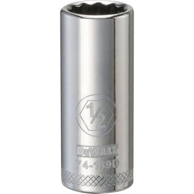 DWTDWMT74139OSP image(0) - DEWALT 001Pc 38Dr Deep Socket-12Pt-1/2