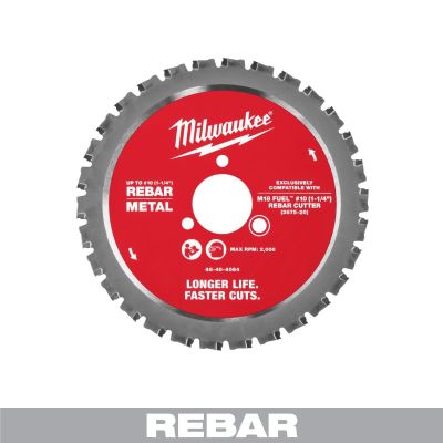 MLW48-40-4064 image(0) - Milwaukee Tool Number 10 (1-1/4 inch) Rebar Cutting Blade