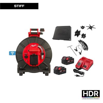 MLW3974-22 image(0) - Milwaukee Tool M18 200 Feet Stiff Modular Pipeline Inspection System