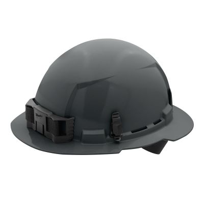 MLW48-73-1115 image(0) - Milwaukee Tool BOLT Gray Full Brim Hard Hat w/4pt Ratcheting Suspension (USA) - Type 1, Class E