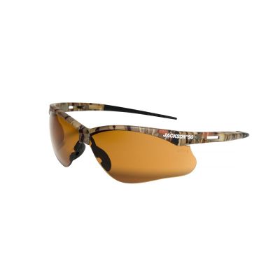 SRW50014 image(0) - Jackson Safety Safety Glasses - SG Series - Bronze Lens - Camo Frame - Hardcoat Anti-Scratch - Indoor/Outdoor