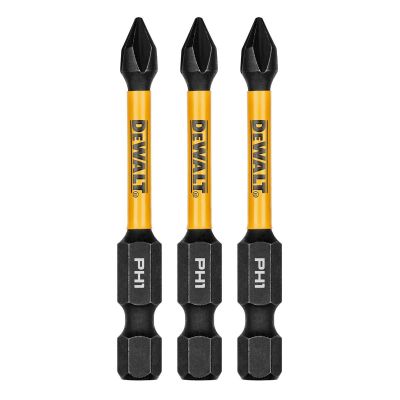 DWTDWAF2PH1IR3 image(0) - DEWALT 2.25In Phillips #1 Flextorq 3Pk
