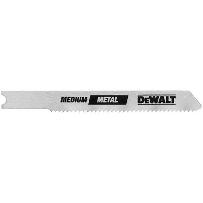 DWTDW3726H2 image(0) - DEWALT 3-Inch 24Tpi Thin Metal Cut High Speed Steel U-Shank Jig Saw Blade (2-Pack)