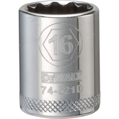 DWTDWMT74521OSP image(0) - DEWALT 001Pc 38Dr Socket-12Pt-16