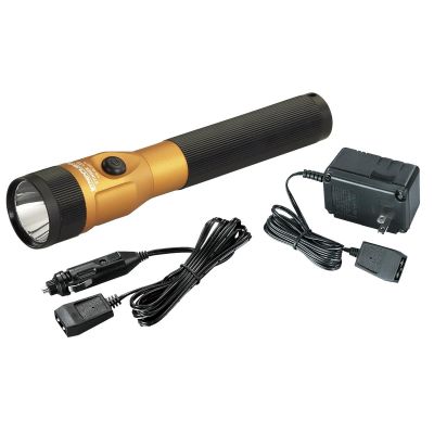 STL75642 image(0) - Streamlight Stinger LED - 120V/100V AC/12V DC PiggyBack Smart Charge - Orange