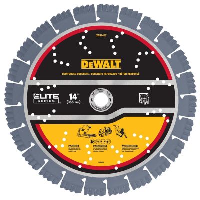 DWTDW47437 image(0) - DEWALT XP7 14" Reinforced Concrete Segmented Diamond Blades