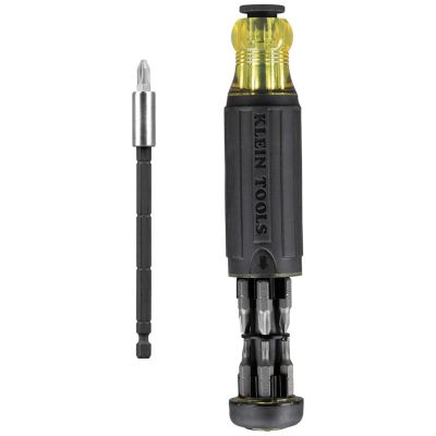 KLE32303 image(0) - Klein Tools 14-in-1 Multi-Bit Adjustable Length Screwdriver
