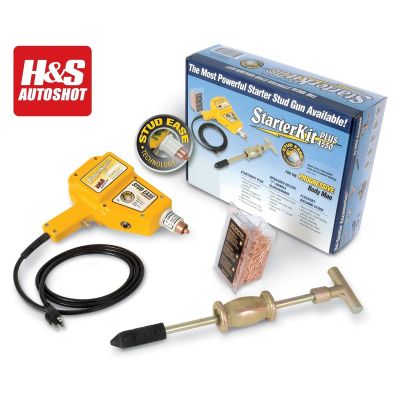 HSA4550 image(0) - H&S AutoShot UNI-4550 Uni-Spotter STARTER PLUS Spot Weld Kit Includes Stud Gun, Slide Hammer and Studs